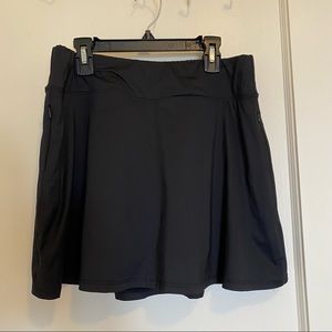 Allie Burke Sports black tennis skirt NEW